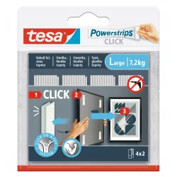 
                  TESA RZEP SAMOPRZYLEPNY WEWNĘTRZNY POWERSTRIPS 4 PARU ROZMIAR L (85x20MM) H7772203